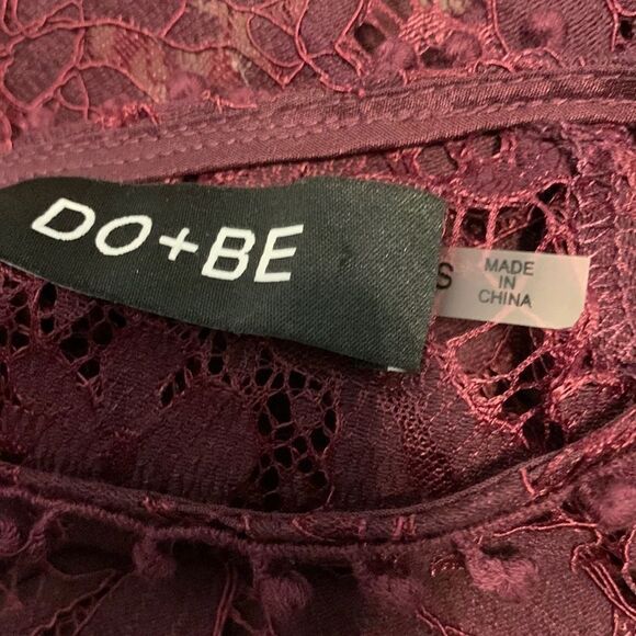 DO+BE TWO PIECE SMALL LACE SKIRT/TOP SET in purple - Picture 6 of 14